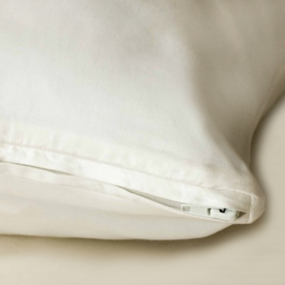 Zippered Organic Cotton Pillow Protectors