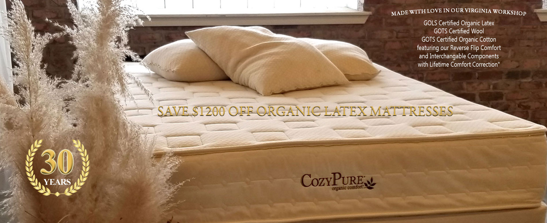 cozypure organic comfort made fresh daily